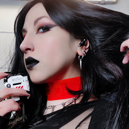 Rivet Punk Earrings in Sterling Silver