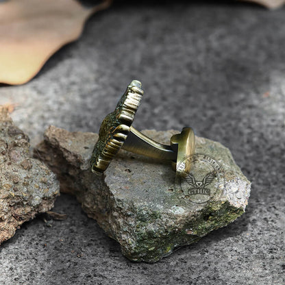 Royal Double-headed Eagle Cufflinks in Brass