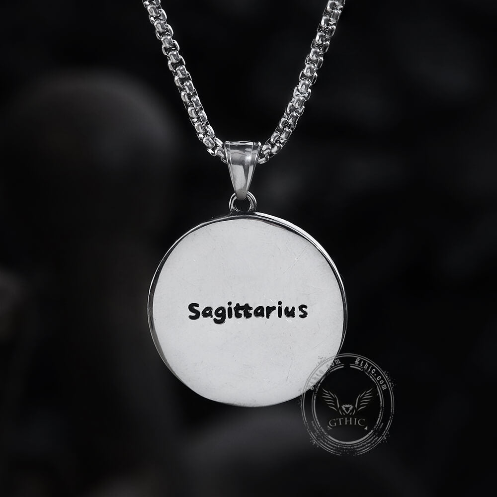 Sagittarius Pendant in Stainless Steel