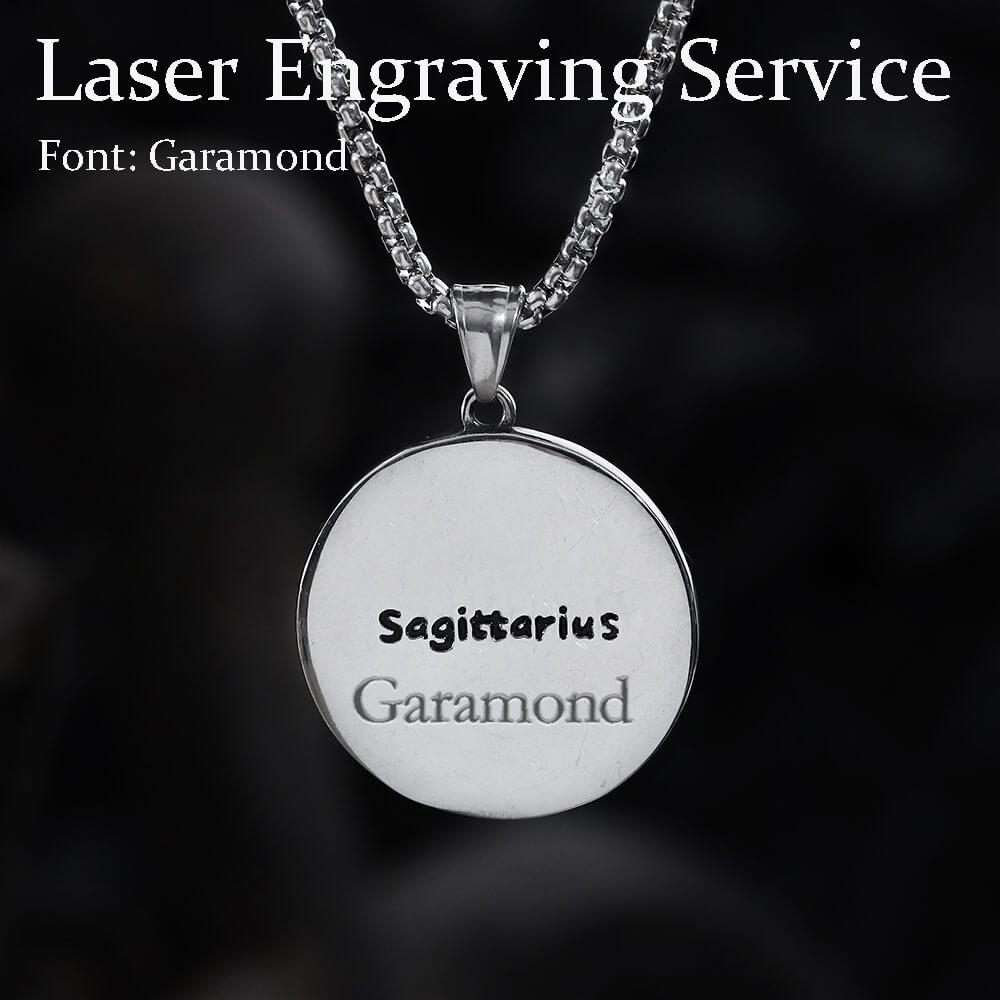 Sagittarius Pendant in Stainless Steel