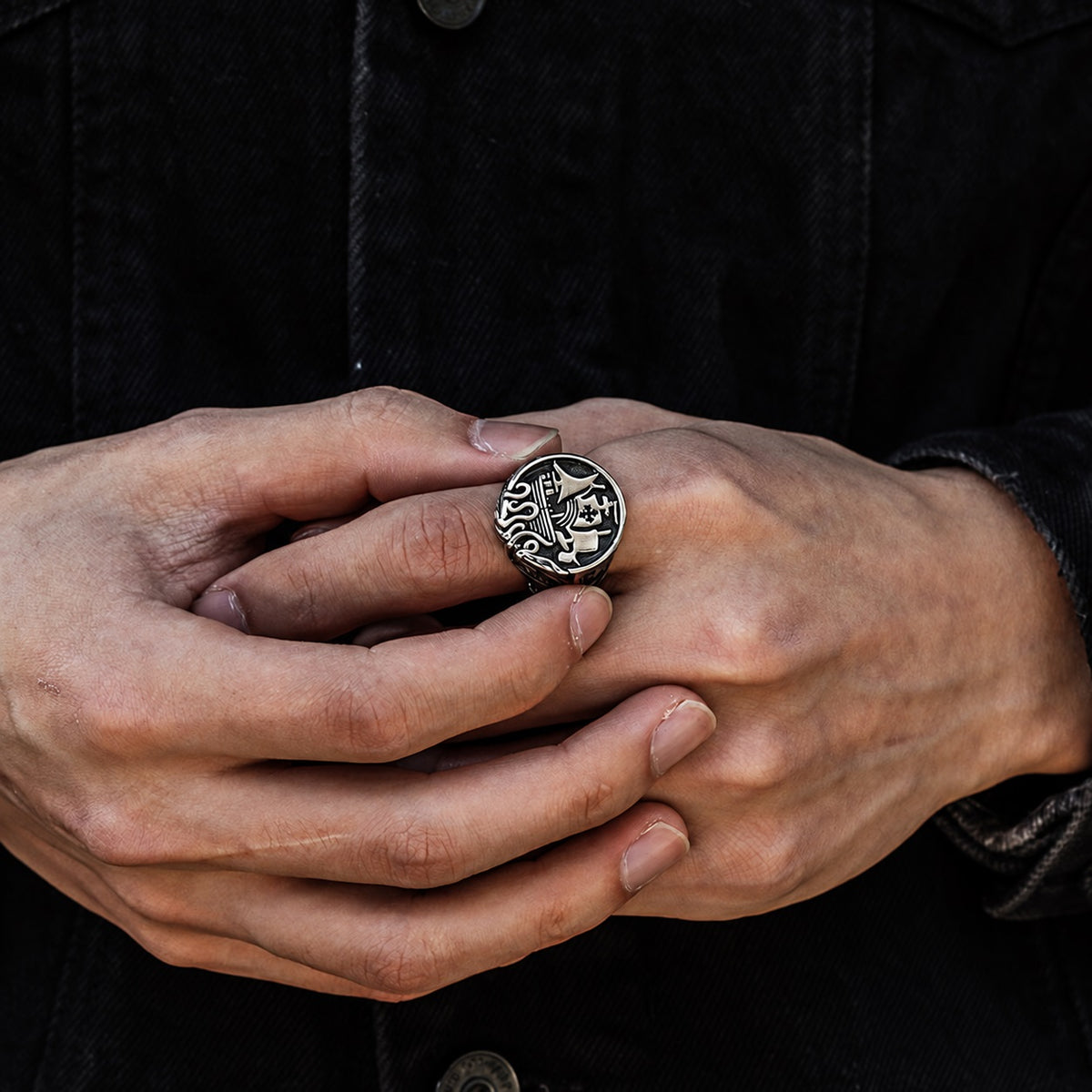 Sailboat Stainless Steel Kraken Octopus Ring