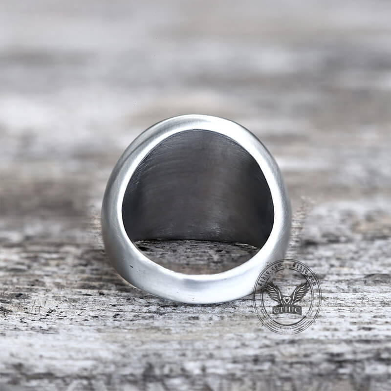 Saint Benedict Ring in Stainless Steel