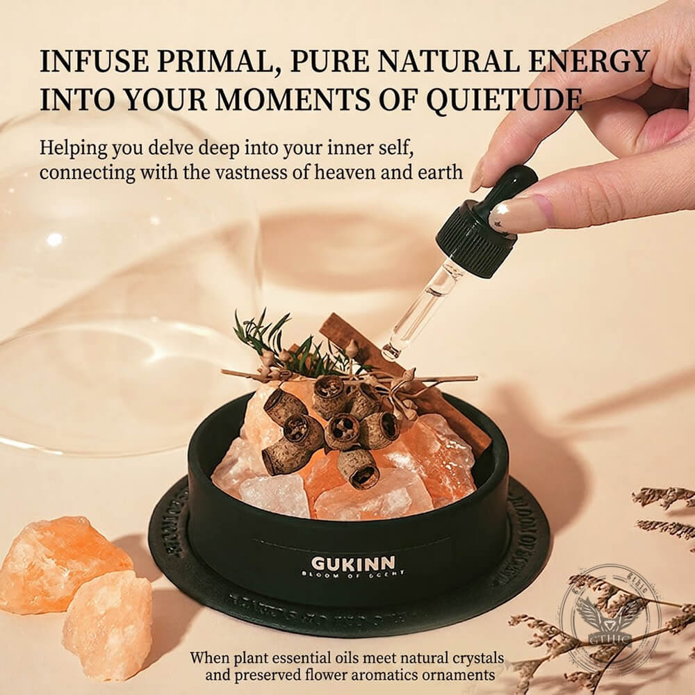 Secret Realm Aromatherapy Essential Oil Diffuser Crystal Figurine