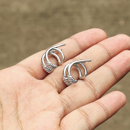 Simple U-shaped Stainless Steel Ear Cuff