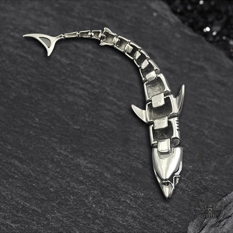 Great White Shark Bracelet in Stainless Steel