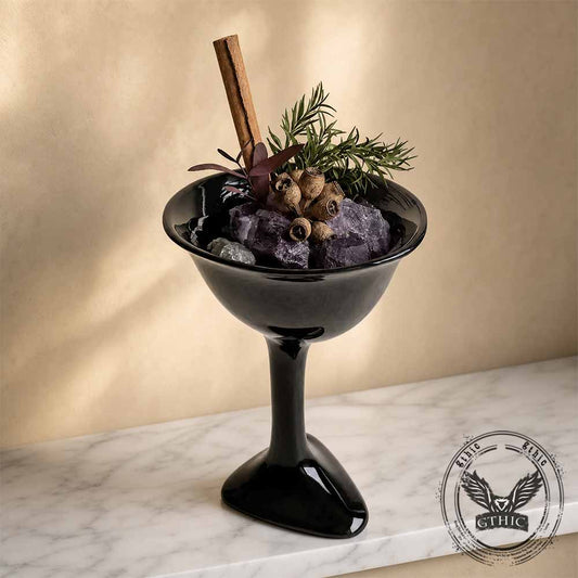 Simple Aromatherapy Goblet Cup Crystal Stone Figurine