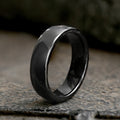 Simple Couple Wedding Ring in Ceramic