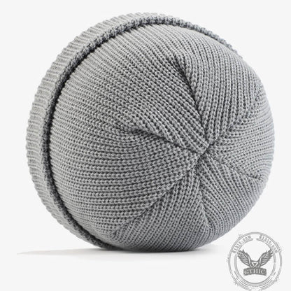 Simple Solid Color Cuffed Beanie Hat