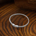 Simple Solid Color Jewelry Buckle Bracelet in Stainless Steel