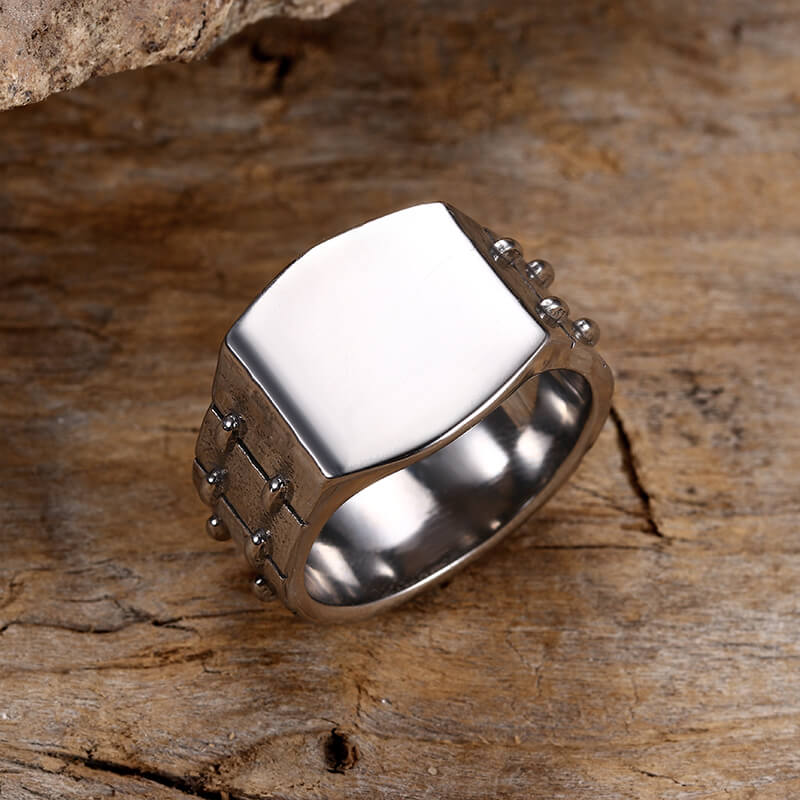 Simple Tire Ring in Stainless Steel