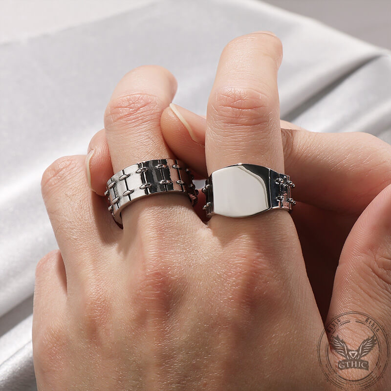 Simple Tire Ring in Stainless Steel