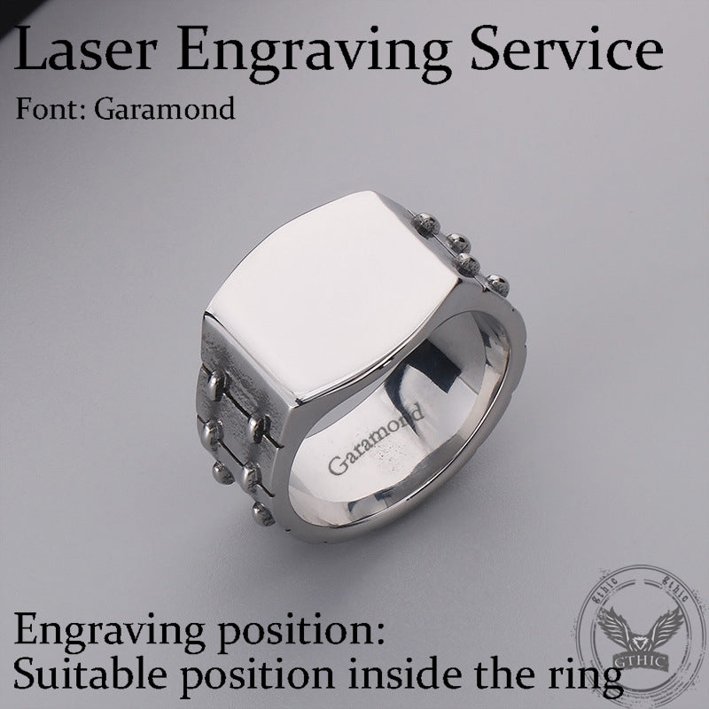 Simple Tire Ring in Stainless Steel