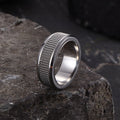 Simple Woven Mesh Design Ring in Stainless Steel