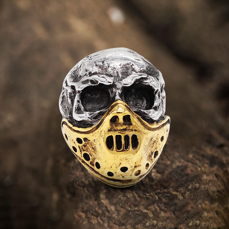 Hannibal Mask Ring in Stainless Steel