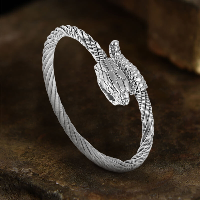 Snake Animal Bracelet in Stainless Steel