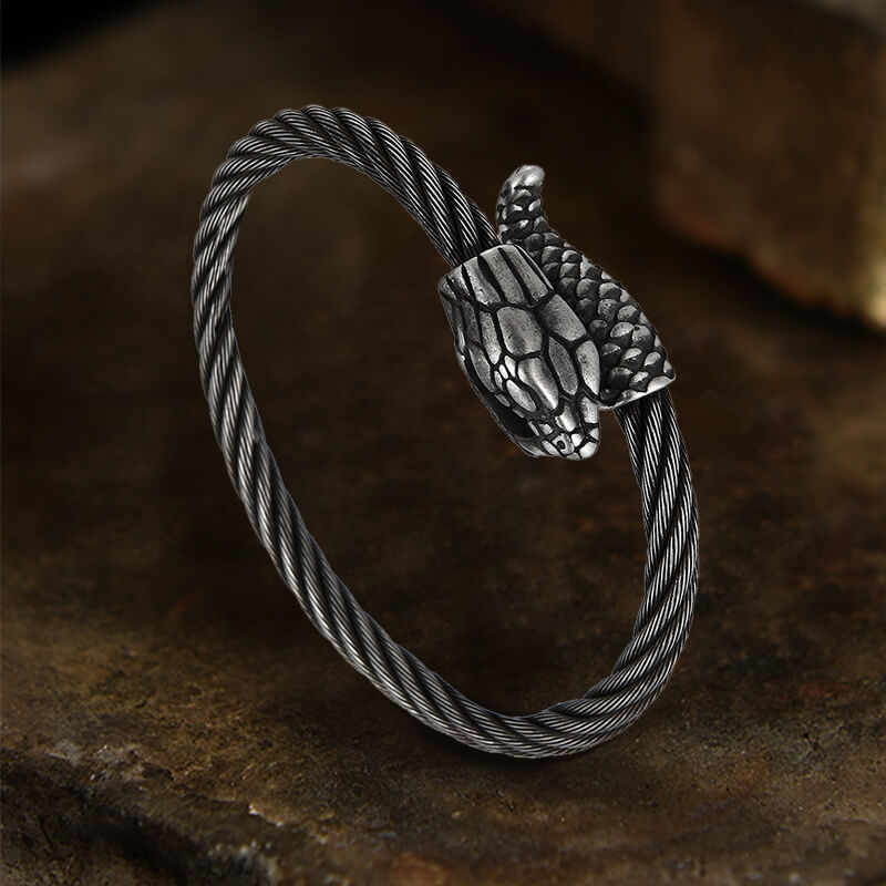 Snake Animal Bracelet in Stainless Steel