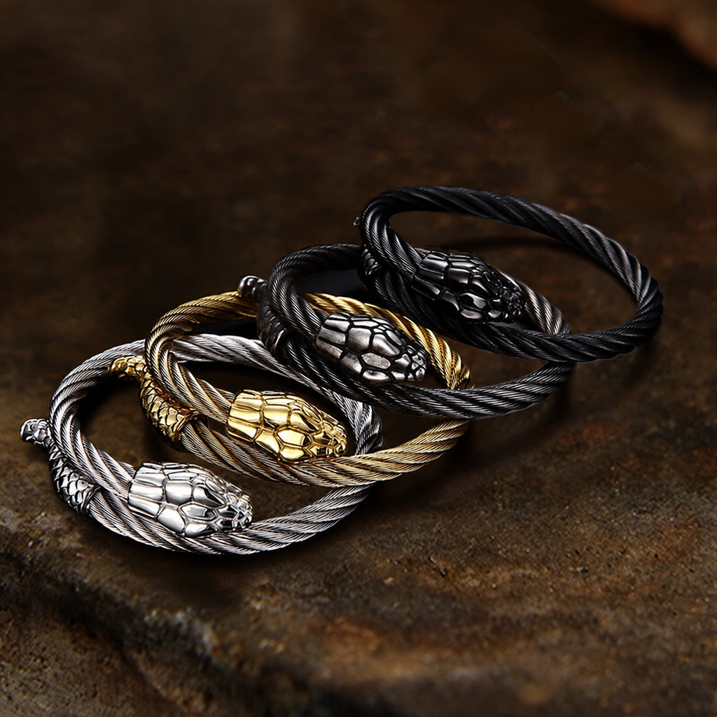 Snake Animal Bracelet in Stainless Steel