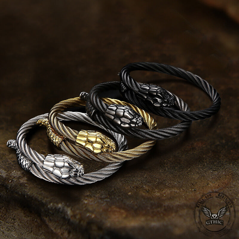Snake Animal Bracelet in Stainless Steel