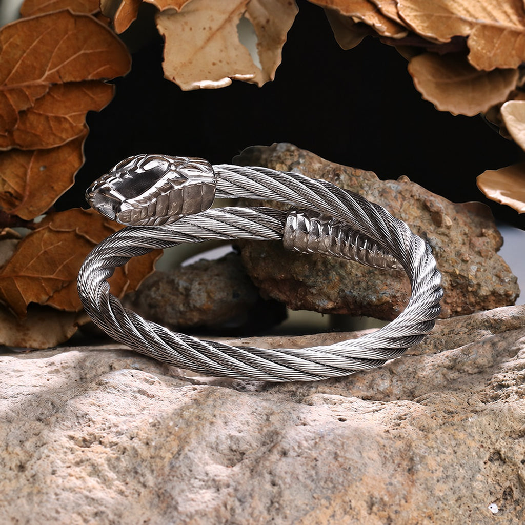 Snake Animal Bracelet in Stainless Steel