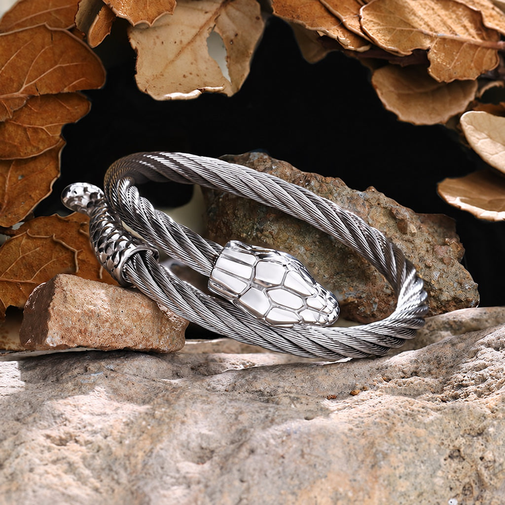 Snake Animal Bracelet in Stainless Steel