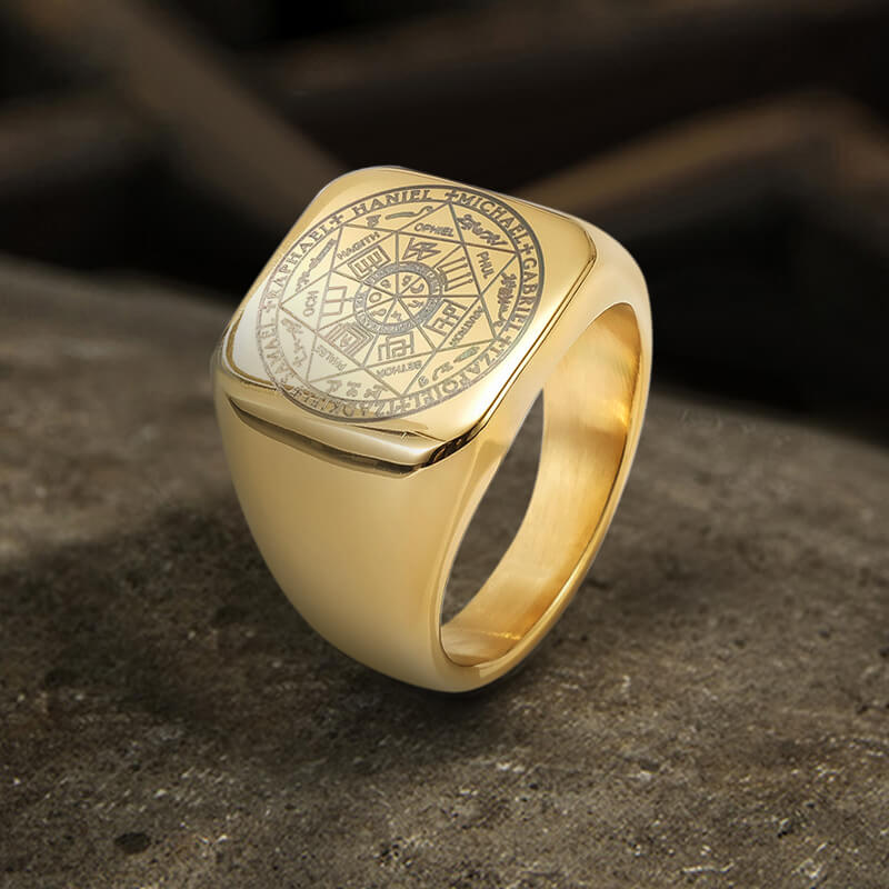 Solomon Kabbalah Ring in Stainless Steel