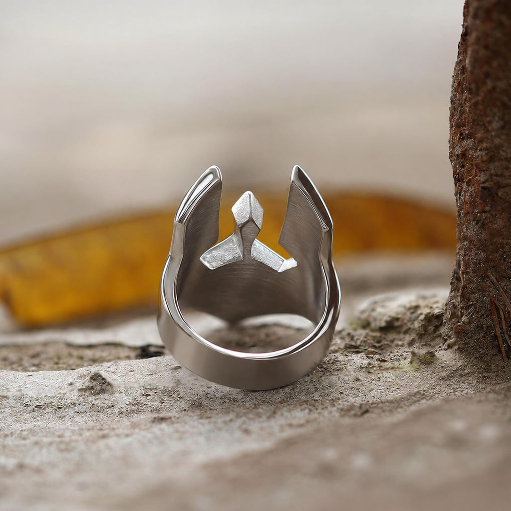 Spartan Helmet Ring in Stainless Steel