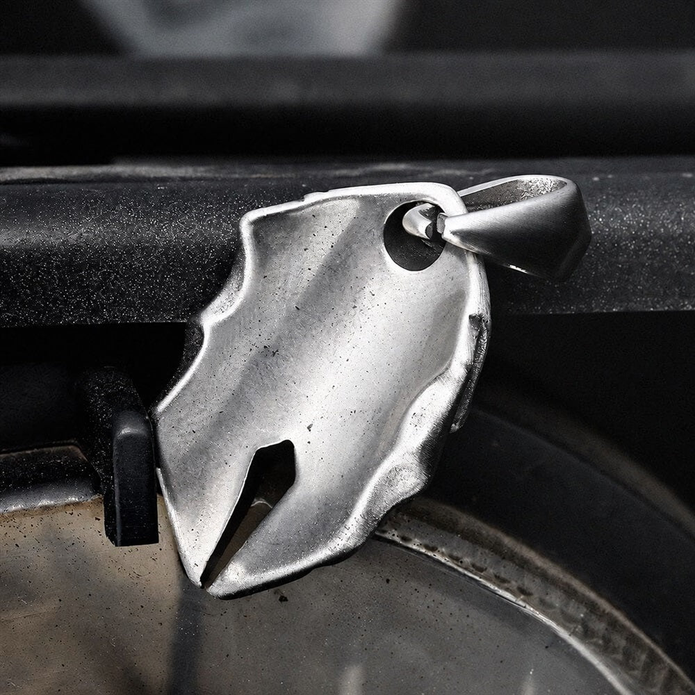 Spartan Warrior Helmet Pendant in Stainless Steel