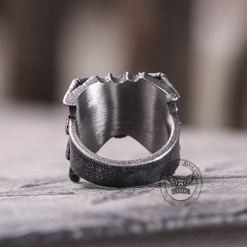 Spider Animal Ring in Stainless Steel