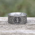 St. Benedict Medal Cross Ring in Stainless Steel
