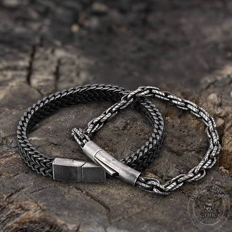 Stylish Chain Bracelet in Stainless Steel