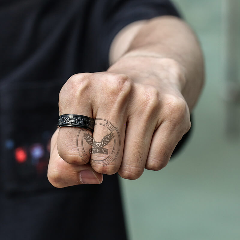 Stylish Corruption Demon Eye Spinner Ring