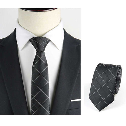 Stylish Professional Hand-Tied Business Tie