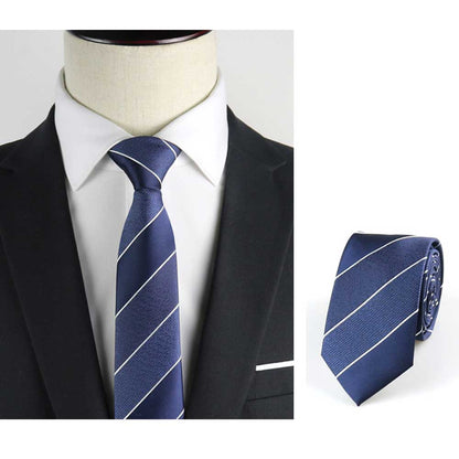 Stylish Professional Hand-Tied Business Tie