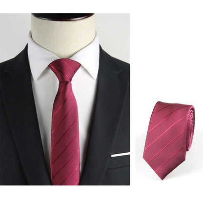 Stylish Professional Hand-Tied Business Tie