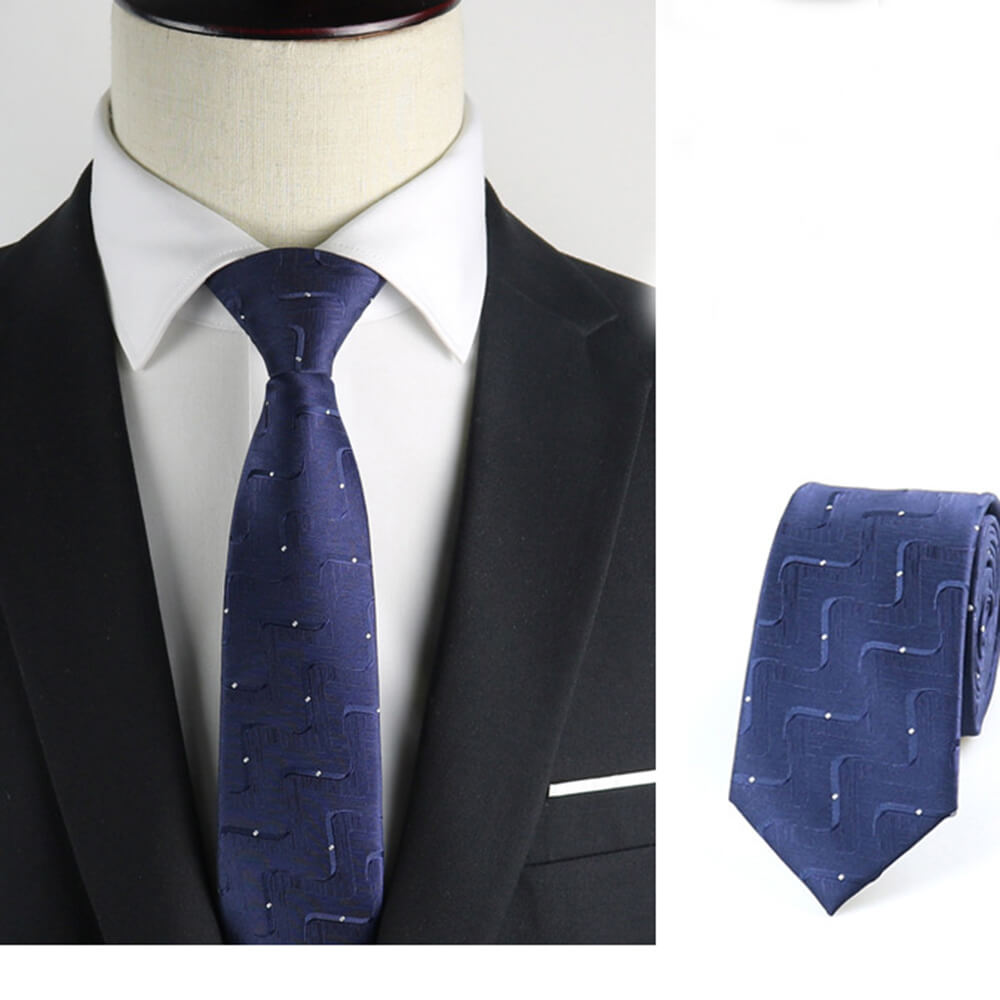 Stylish Professional Hand-Tied Business Tie