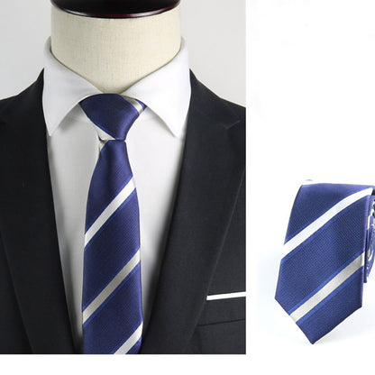 Stylish Professional Hand-Tied Business Tie