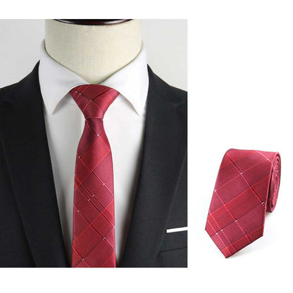 Stylish Professional Hand-Tied Business Tie