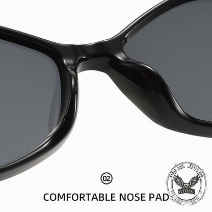 Stylish Versatile Polygonal Gradient PC Sunglasses