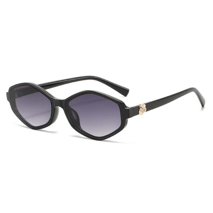 Stylish Versatile Polygonal Gradient PC Sunglasses