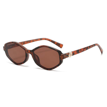 Stylish Versatile Polygonal Gradient PC Sunglasses