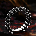 Surrounded Skulls Bracelet in Stainless Steel