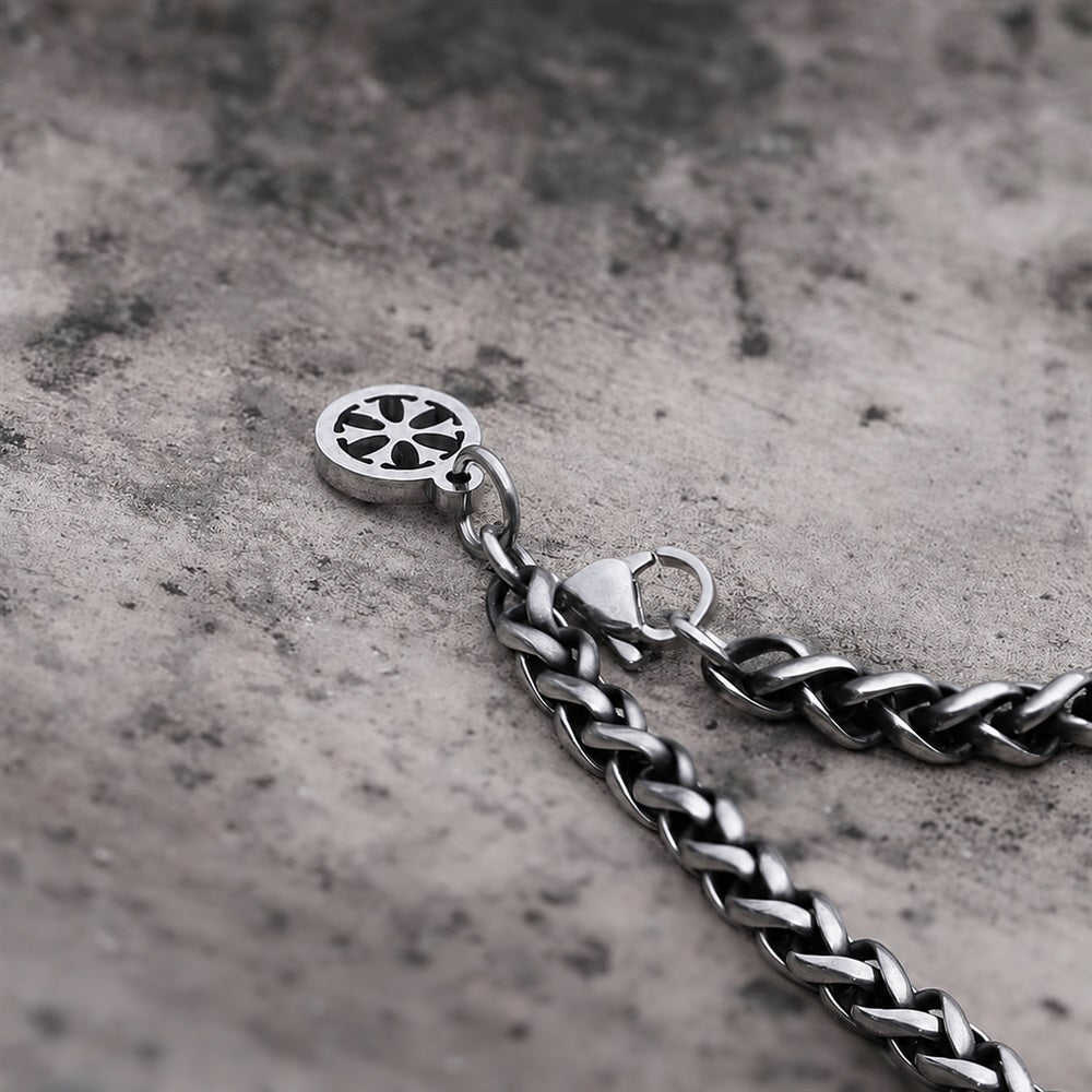 The Stormbreaker Pendant in Stainless Steel