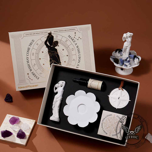 Twelve Constellation Aroma Crystal Stone Figurine