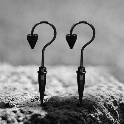 Umbrella Punk Earrings in Stainless Steel