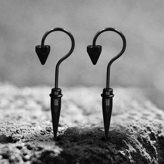 Umbrella Punk Earrings in Stainless Steel