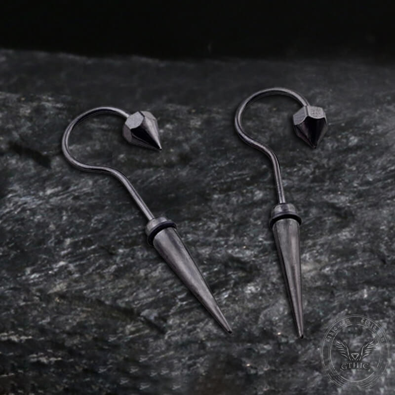 Umbrella Punk Earrings in Stainless Steel