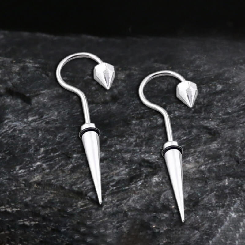 Umbrella Punk Earrings in Stainless Steel