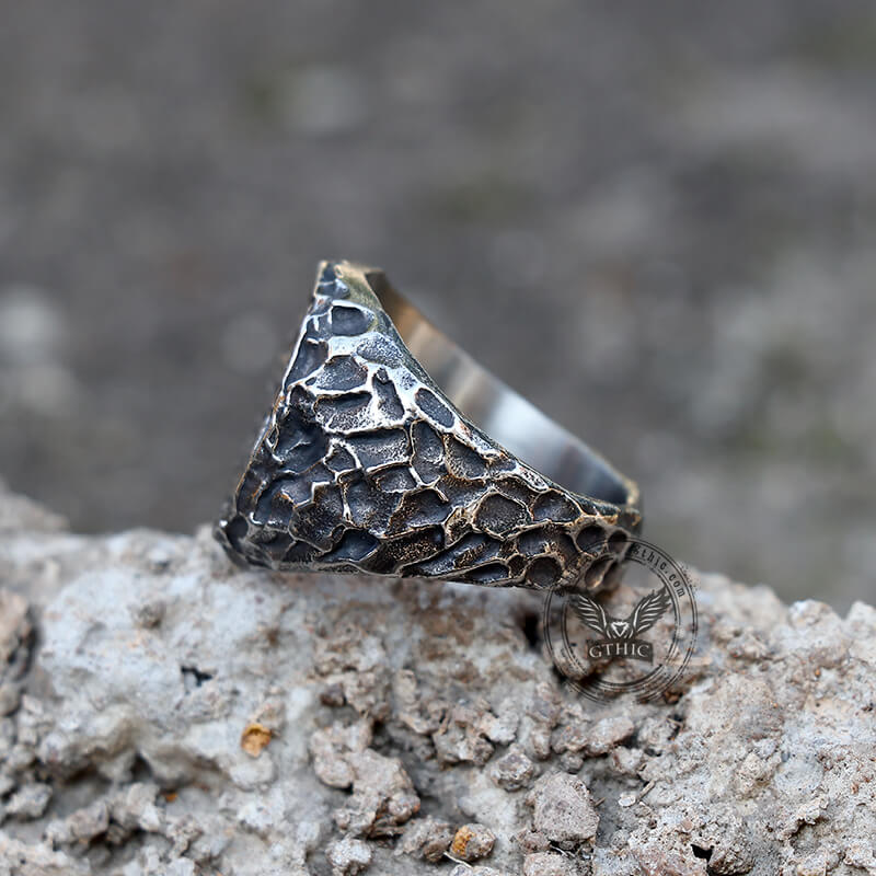 Vegvisir Magic Compass Viking Ring in Stainless Steel