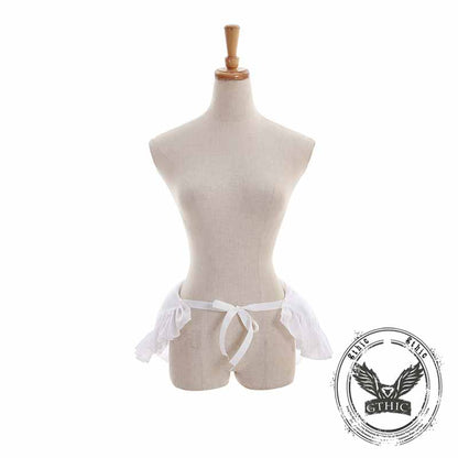 Victorian Style Ruffled Lace Up Petticoat