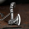 Viking Axe Pendant in Stainless Steel
